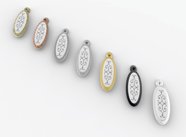 Мебельная ручка-капля TL 3.60304 - TL 3.60306